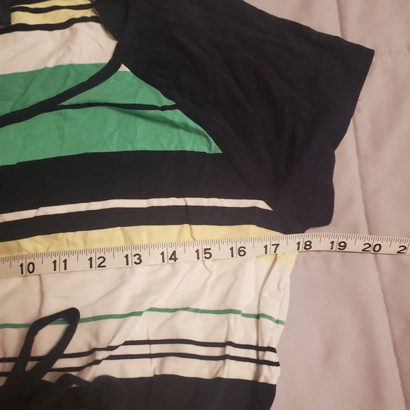 Striped, short sleeved maxi dress - Picture 9 of 9